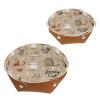 2Pcs PU Dice Holder Folding for RPG DND Table Games, Dice Trays Storage Box Portable Folding Rolling Dice Tray, Lovely Cats Cartoon view 1