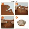2Pcs PU Dice Holder Folding for RPG DND Table Games, Dice Trays Storage Box Portable Folding Rolling Dice Tray, Lovely Cats Cartoon view 4