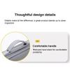 Hard Shell PU Portable Carrying Bag For DJI Lito 1/X1 RC2 Screen Controller Anti-Crush Waterproof Shockproof Anti-drop Bump-Resistant Storage Case with Comfortable Handle and Shoulder Strap (Gray) view 4