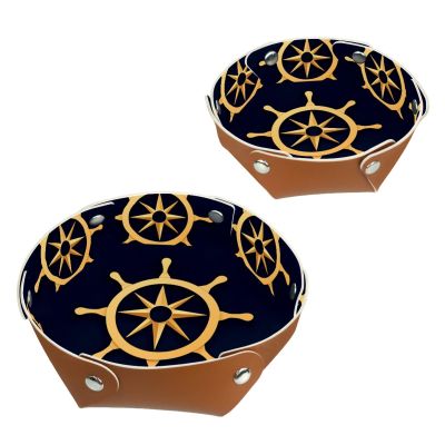 2Pcs PU Dice Holder Folding for RPG DND Table Games, Dice Trays Storage Box Portable Folding Rolling Dice Tray, Yellow Rudder
