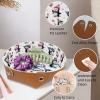 2Pcs PU Dice Holder Folding for RPG DND Table Games, Dice Trays Storage Box Portable Folding Rolling Dice Tray, Christmas Funny Penguin Pattern view 2