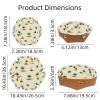 2Pcs PU Dice Holder Folding for RPG DND Table Games, Dice Trays Storage Box Portable Folding Rolling Dice Tray, Coconut Tree Sailboat view 3