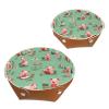 2Pcs PU Dice Holder Folding for RPG DND Table Games, Dice Trays Storage Box Portable Folding Rolling Dice Tray, Happy Outdoor Pigs view 1