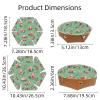 2Pcs PU Dice Holder Folding for RPG DND Table Games, Dice Trays Storage Box Portable Folding Rolling Dice Tray, Happy Outdoor Pigs view 3