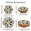 2Pcs PU Dice Holder Folding for RPG DND Table Games, Dice Trays Storage Box Portable Folding Rolling Dice Tray, Labrador Background view 3