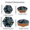 2Pcs PU Dice Holder Folding for RPG DND Table Games, Dice Trays Storage Box Portable Folding Rolling Dice Tray, Hummingbird view 3