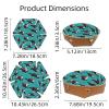 2Pcs PU Dice Holder Folding for RPG DND Table Games, Dice Trays Storage Box Portable Folding Rolling Dice Tray, Otters view 3