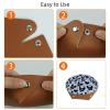2Pcs PU Dice Holder Folding for RPG DND Table Games, Dice Trays Storage Box Portable Folding Rolling Dice Tray, French Bulldog Face Hearts view 4