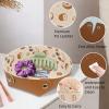 2Pcs PU Dice Holder Folding for RPG DND Table Games, Dice Trays Storage Box Portable Folding Rolling Dice Tray, Bakery Pattern view 2