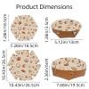 2Pcs PU Dice Holder Folding for RPG DND Table Games, Dice Trays Storage Box Portable Folding Rolling Dice Tray, Bakery Pattern view 3