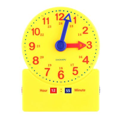 DHCHAPU Kids Learning Clock Parent & Child Interaction Time Clock Learning Model