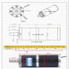 12V 24V DC Planetary Gear Motor Large Torque Reducer Diameter 42MM Applicable to Smart Home 42GP-42ZY(24V only Motor,429RPM) view 3