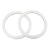 3PCS PTFE Flat Gasket PTFE Gasket Resistant PTFE Plastic King PTFE Sealing Gasket Thickness 1.25mm 1.5mm 2mm(22x18x1.25) view 1
