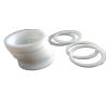 3PCS PTFE Flat Gasket PTFE Gasket Resistant PTFE Plastic King PTFE Sealing Gasket Thickness 1.25mm 1.5mm 2mm(22x18x1.25) view 4