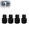 DXPYJHK Throttle Lever/Carb Link Retainer (4 pcs), 0312144 & 0313329 Carburetor Linkage Clip for Outboard Engines 313329 312144 (Black) view 1