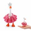 7 Inch Desk Goose Pink Princess Dress, Crown & Pearl Outfit Set view 1