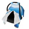 Greece Santorini Baby Car Seat Cover & Breastfeeding Nursing Cover - Breathable Stretch Fabric Multi-Use Nursing Cover for Breastfeeding view 1