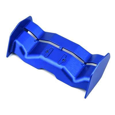 Aluminum Front & Rear Gearbox Cover and Wing for ARRMA 1/16 Mini Kraton 3S (Blue Wing)