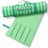 Klyyo Clyro Mahjong Bags Protective Sleeve for Mahjong Racks and Pushers Tile Bag Accessory 20 Inch Fits 4 Racks Pushers Travel Mah Jong Gifts Empty Mah Jong Bag Only,Stripe,Green view 1
