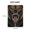 Ferocious Grizzly Bear Baby Car Seat Cover & Breastfeeding Nursing Cover - Breathable Stretch Fabric Multi-Use Nursing Cover for Breastfeeding view 4