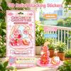 3D Stackable Stickers, DIY Crystal 3D Stacking Puffy Resin Kit, Cute Cartoon Layered Mini Scenes, Reusable Crafts for Adults, Desk Decor, Creative Gift (4mix-a) view 3