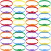 CHMKMPZG 36 Pcs Headbands Game - Guess Who Headbands - Adjustable Size Can Insert Card Headband for Family Interactive Party Activities (Colors) view 1