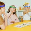 CHMKMPZG 36 Pcs Headbands Game - Guess Who Headbands - Adjustable Size Can Insert Card Headband for Family Interactive Party Activities (Colors) view 4