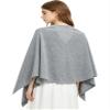 Lorilida Maternity Nursing Cover Breastfeeding Shawl - Privacy Nursing Cover for Breastfeeding - Ultra-Soft Grey One Size view 2