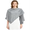 Lorilida Maternity Nursing Cover Breastfeeding Shawl - Privacy Nursing Cover for Breastfeeding - Ultra-Soft Grey One Size view 3