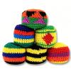 6/12/18PCS Hand-Made Knitted Footbag Set, Colorful Woven Kick Balls for Outdoor Playground Party Travel Game (6pcs) view 1