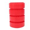 Funien 4PCS RC Car Tire Inserts, Fit for SCX10 1:10 Scale Crawler Car 1.9 Inch Silicone Inserts, 106-108mm Tires, Red, Improving Traction and Grip with Lightweight Silicone for St view 3