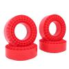 Funien 4PCS RC Car Tire Inserts, Fit for SCX10 1:10 Scale Crawler Car 1.9 Inch Silicone Inserts, 106-108mm Tires, Red, Improving Traction and Grip with Lightweight Silicone for St view 4