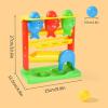 Track Ball Toy for Kids - 25x12.5x27cm Light-Up Tabletop Game | Education Ball Sliding Toy with Music | for Boys Girls Daughter Preschoolers Kindergarten Playroom Balcony Bedroom view 2