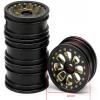 4pcs Brass 0.7" Wheels for Axial 1/30 SCX30 Ford Bronco Jeep Crawler AXI-3310 AXI-3313 view 2