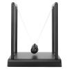 COMTERVI Pendulum Ball Educational Toy for Newton, Newtons Laws Motion Display, Durable Swinging Ball for Office Classroom Decoration, Plastic + Steel, 5.3 X 4.4 X 5.3in, Gifts Desk Decorations view 2