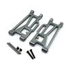 RC Car Upgrade Parts for MJX 10208 1/10 rc Car Upgrade Parts Accessories Metal Rear Lower Suspension Arm for Swing(Gray) view 1