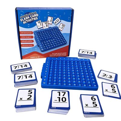 Addition Flash Card | Portable Learning Toy with Multiplication Table | Math Facts Flash Cards | for Boys, Girls, Family Tutoring Group Learnings Home School Travel Outdoor