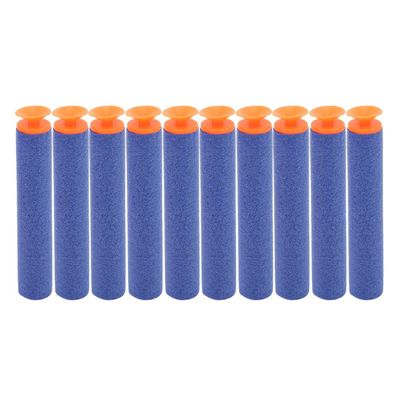 Jelquix 21 Bag EVA Foam Shooting Toy Accessory, Sucker Hollow Round Five Hole Shooting Head, Kids Toys Accessory with 4 Types, Ideal for Kids Outdoor Games (Suction Cup Head)