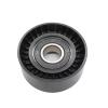 1611425280 Compatible with Peugeot 2008 301 307 308 408 Citroen C4 C-Elysee tension pulley Single round plastic wheel TENSIONER ASSY, PULLEY(Black) view 1