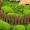2" x 35inch 1:12 Wood Mini Garden Fence Dollhouse Miniature Picket Fence Doll House Simulation Appliances Props Match Model Accessories Home Life Scene Decor Micro Landscape Fairy Garden Ornaments view 3