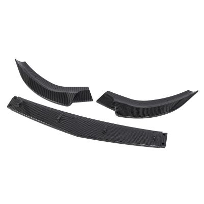 aqxreight 3PCS Front Bumper Lip Diffuser for W177 2018-2022 Lightweight ABS Spoiler Kit for Enhanced Stability and Sporty Appearance (Carbon Fiber Style)