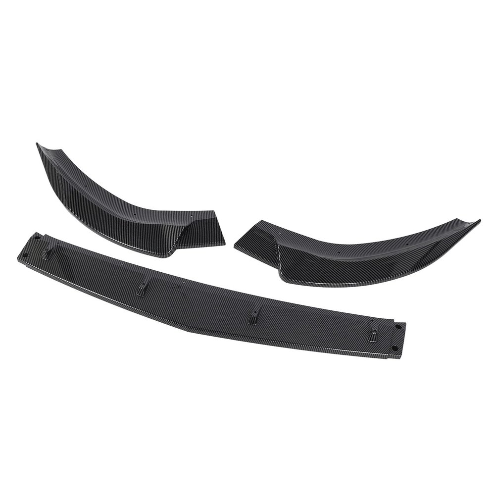 aqxreight 3PCS Front Bumper Lip Diffuser for W177 2018-2022 Lightweight ABS Spoiler Kit for Enhanced Stability and Sporty Appearance (Carbon Fiber Style)