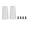 2pcs Aluminum Alloy Rear Axles Bushing, RC Car Rear Suspension Bushing, CNC Precision Machined Bushing with High Strength for Wraith AX90018 90020 1/10 Scale RC Vehicle (Silver) view 1