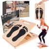 Slant Board for Adults with Adjustable Angle Balance Boards for Adults for Stretching, Squats & Rehab Slantboard for Calf, Ankle - Portable Velour Board for Squats, & Lower Body Training (Feet) view 1