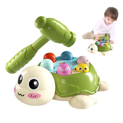 Mole Hammering Game for Kids - Turtle Shape Interactive Fun Cute,Table Game Whacking Toy | for Boys Girls Children Birthday Christmas New Year Preschool Kindergarten