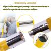 High Voltage Electrical Hook, Epoxy Insulated Pole Safety Tool for Power Line Operations 10-220kV, 6.6ft Length, 2-Section Design view 3