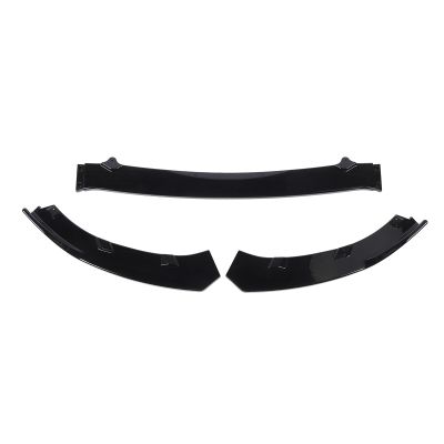 aqxreight 3 Pcs Front Bumper Lip Splitter Glossy Racing Look Aerodynamic for MX-5 ND 2016 Onwards