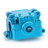 Aluminum Alloy RC Gearbox Upgrade Parts, Wireless Remote Control Gear Box for WL 1/28 K969 K989 P929 Car, Lightweight Durable RC Accessory with Screws and L Wrench (Blue K989-24B) view 2