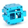 Aluminum Alloy RC Gearbox Upgrade Parts, Wireless Remote Control Gear Box for WL 1/28 K969 K989 P929 Car, Lightweight Durable RC Accessory with Screws and L Wrench (Blue K989-24B) view 3