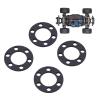 1/10 Crawler Car Gaskets, 4pcs Precision CNC Cut Composite Material Coupler Washers for 1.9 2.2 Inch Wheels Zopsc view 2